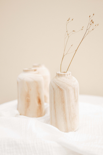Image principal du produit Ancolie vase bois